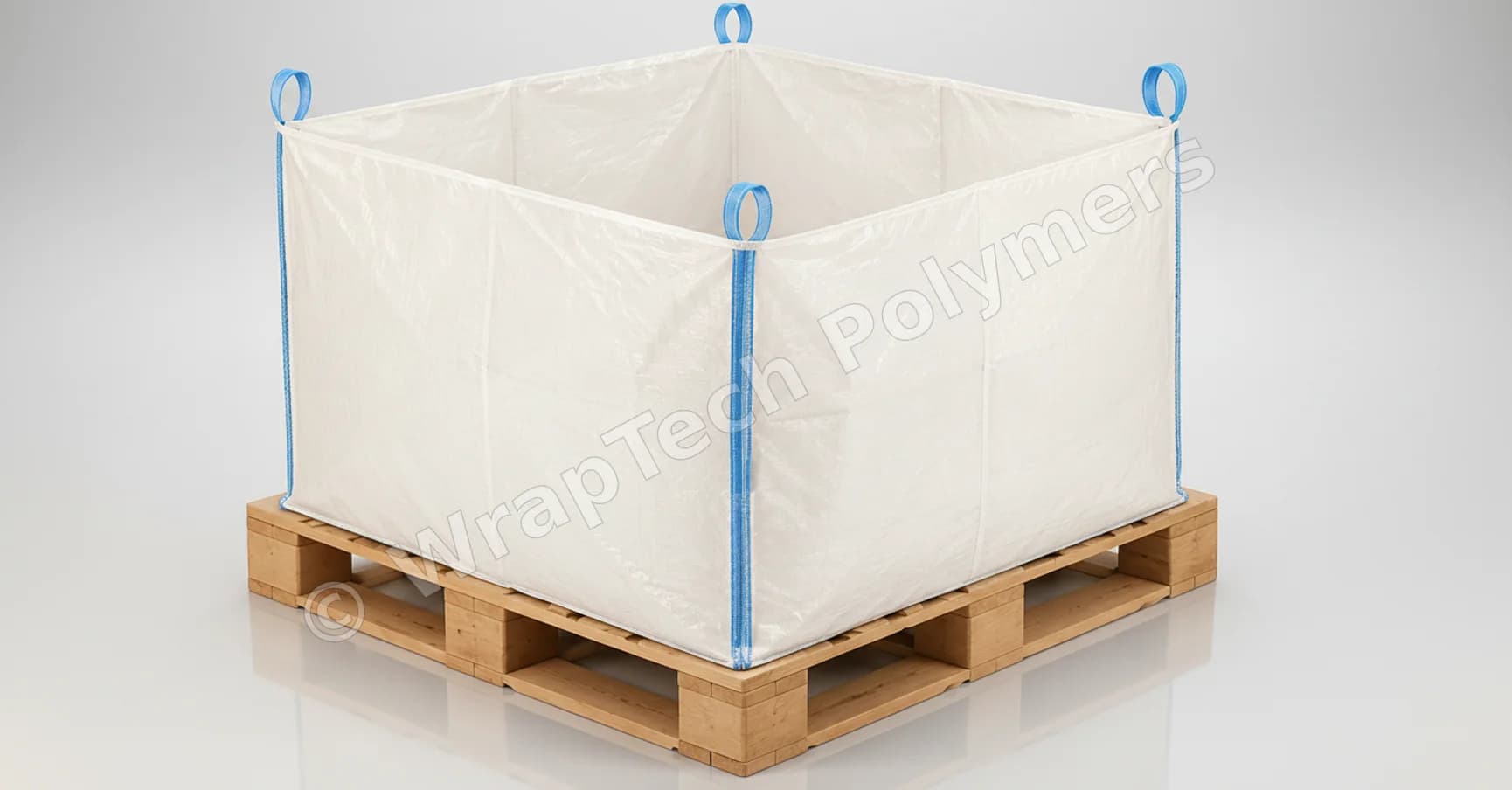 Industrial jumbo liner on pallet